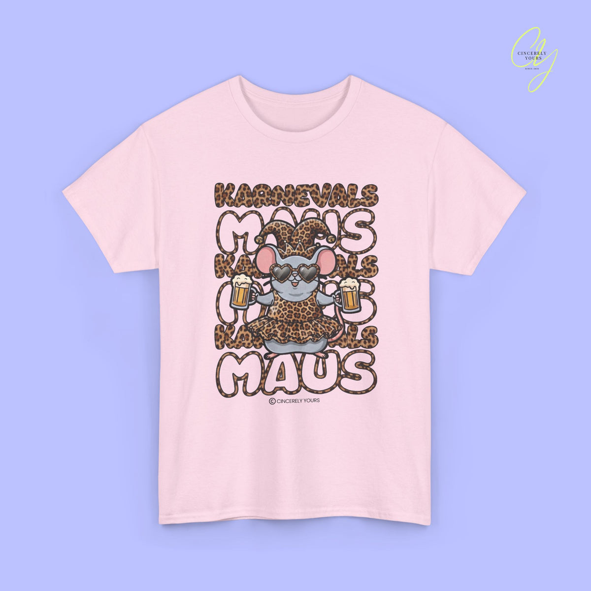 Karneval Shirt | Karnevals Maus Leopard Chantal