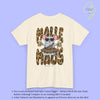 Mallemaus Shirt  —  Malle Maus T-Shirt Leopard backprint(Customizable)