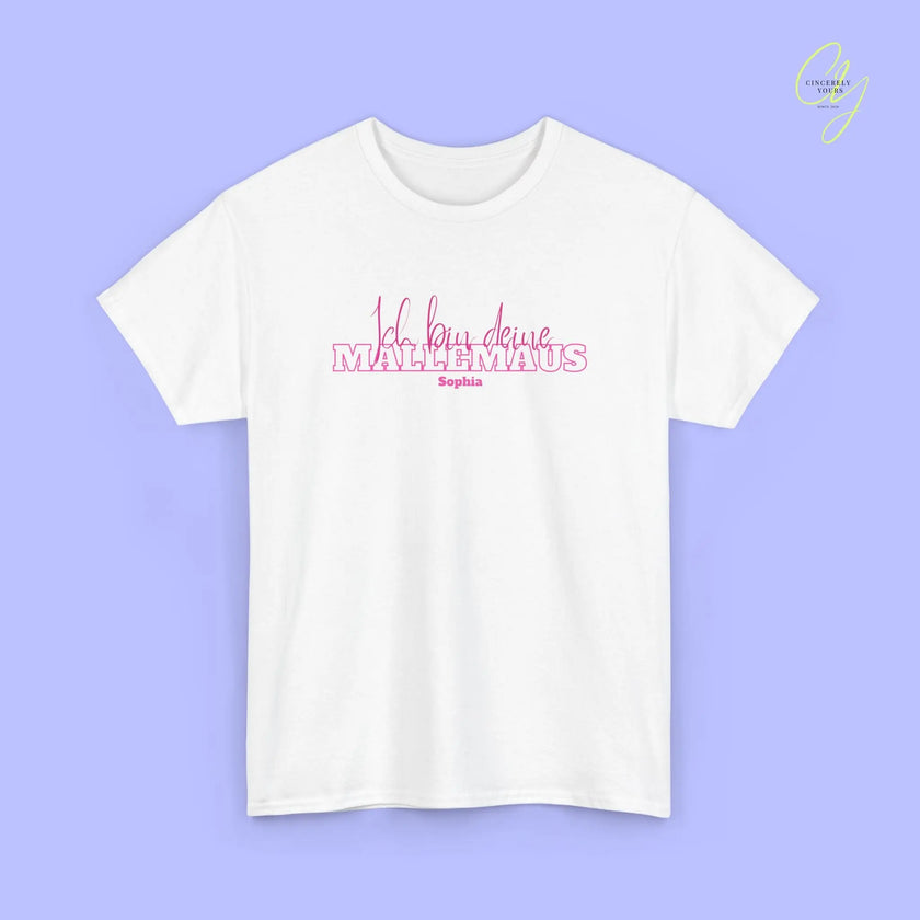 Mallemaus Shirt Malle - Ich bin deine Malle Maus (Personalisierbar)