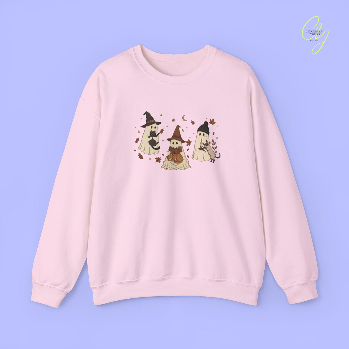 Cat Sweatshirt | Reading Ghost and Cats