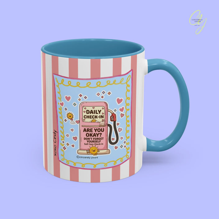 Self care mug - are you okay daily care personalized gift