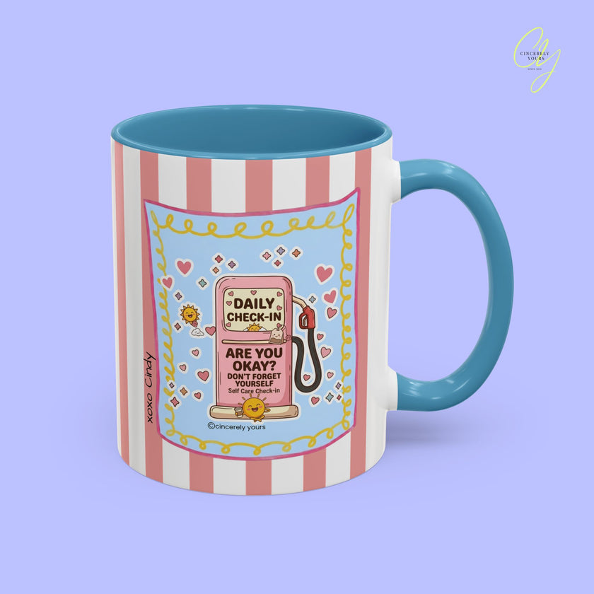 Self care mug - are you okay daily care personalized gift