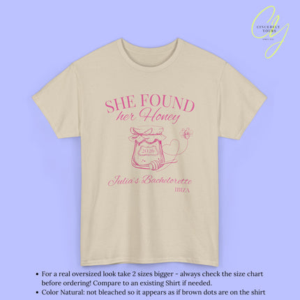 Bride to be Shirt | JGA Shirt Bachelorette TShirt She found her honey (customizable)