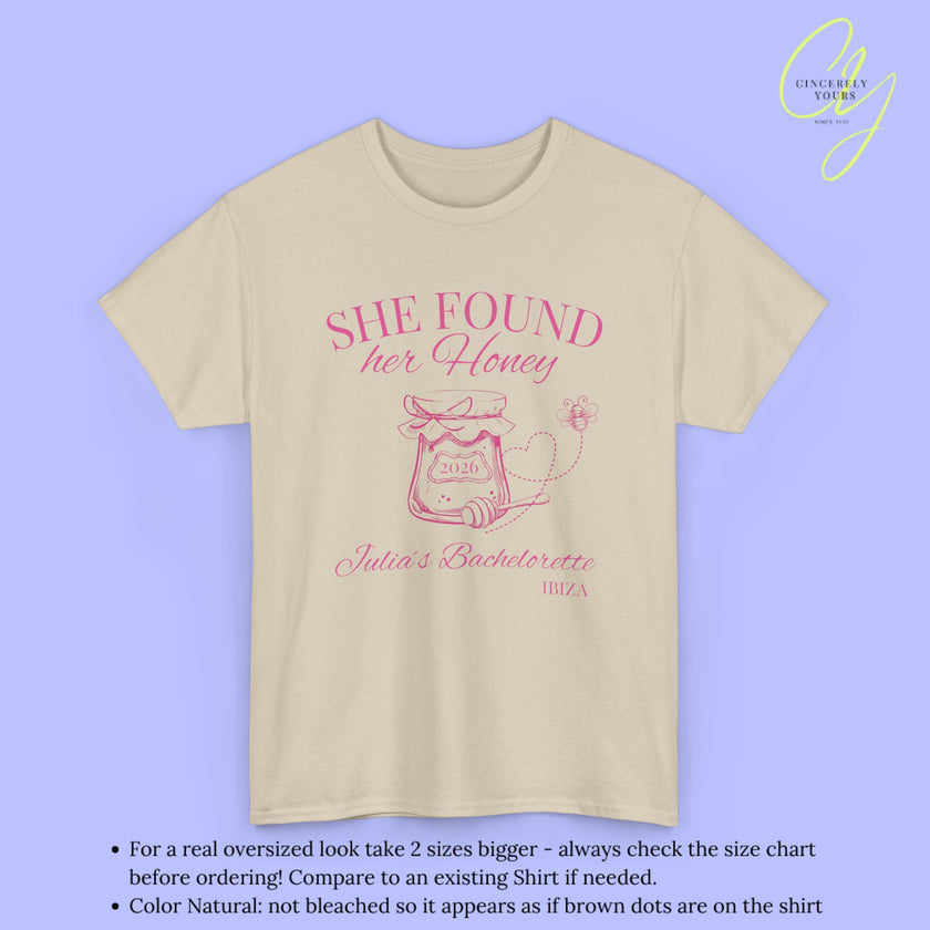JGA Shirt Bachelorette TShirt She found her honey