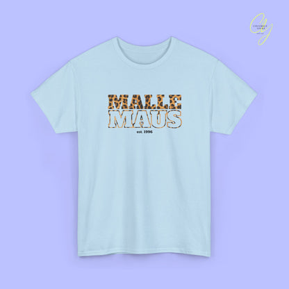 Mallemaus Shirt — Malle Maus Schriftzug Leopard (Customizable)