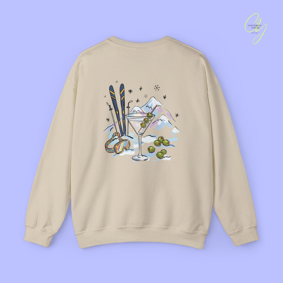 Aprés Ski Sweatshirt |  Mountains Dirty Martini