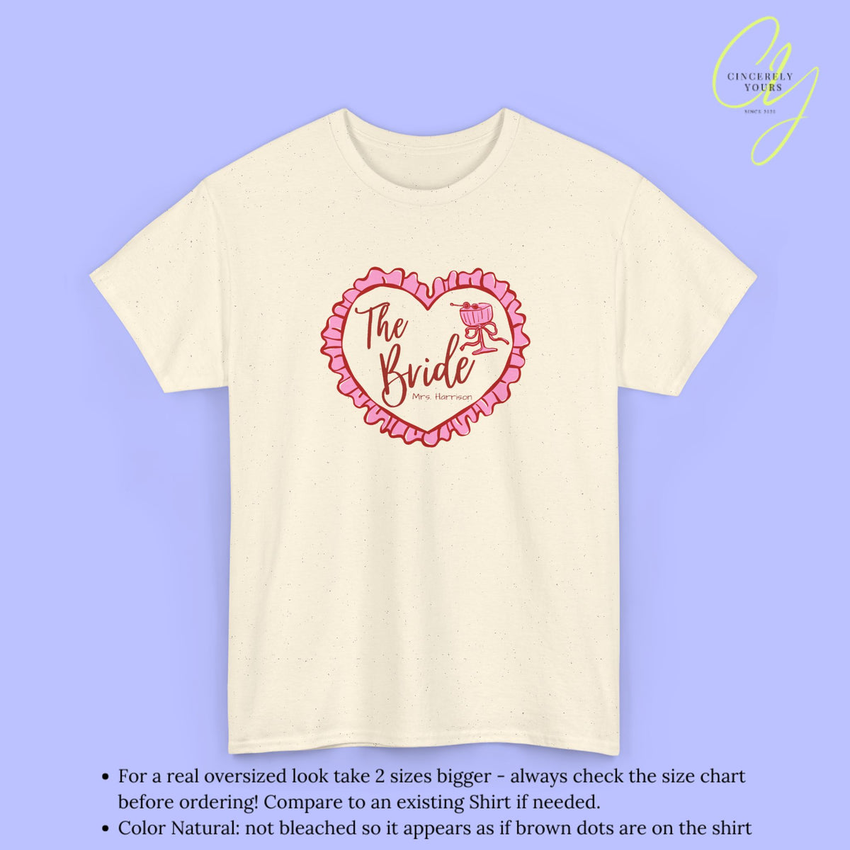 Bride Shirt | The Bride coquette heart