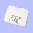 Bride Sweatshirt | EMBROIDERY First Christmas as a Mrs