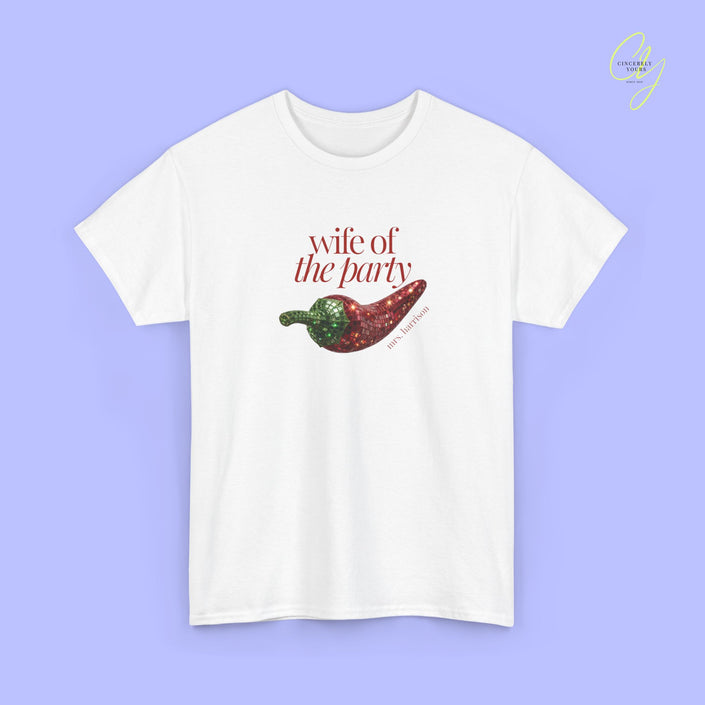 Bride to be Shirt | Wife the Party Disco Chilli JGA Shirt Damen (customized)