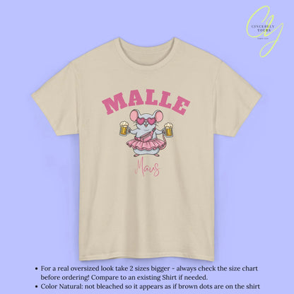 Malle Party Shirt — Malle Party Maus Bierkrug Bauchtasche (Customizable) Cincerely Yours