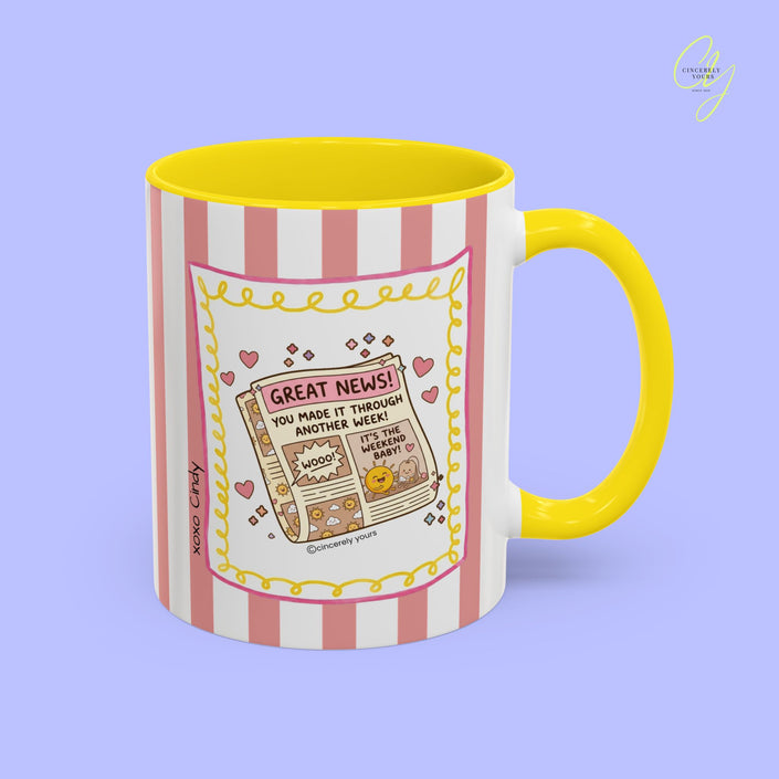 Motivation mug - You made it through another week personalized gift