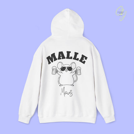 Malle Maus Hoodie — Mallemaus Bierkrug Party Sweatshirt