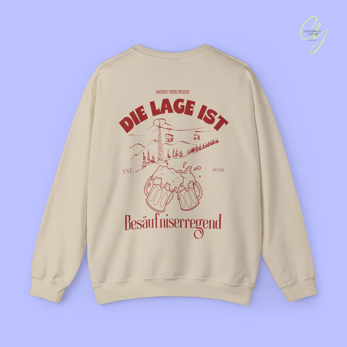 Party Sweater | Aprés Ski Die Lage ist besäufniserregend Vintage