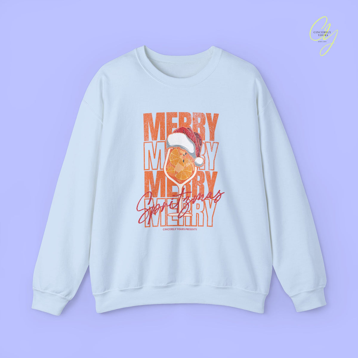 Christmas Sweatshirt | Merry Spritzmas