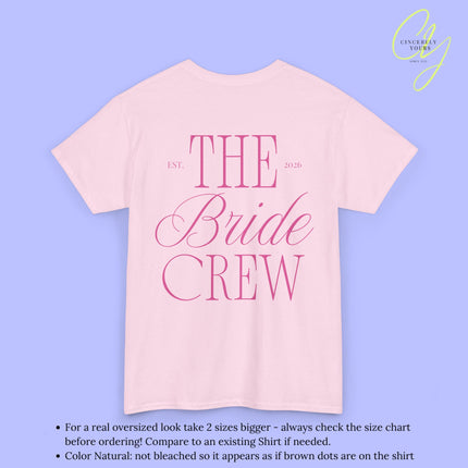 Old Money Bachelorette Party Tee — The Bride to be Crew Bach Shirt (Customizable)