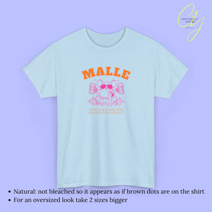 Mallemaus Shirt Malle - Party Shirt Malle Maus Flamingo Bierkrug zum Saufen da