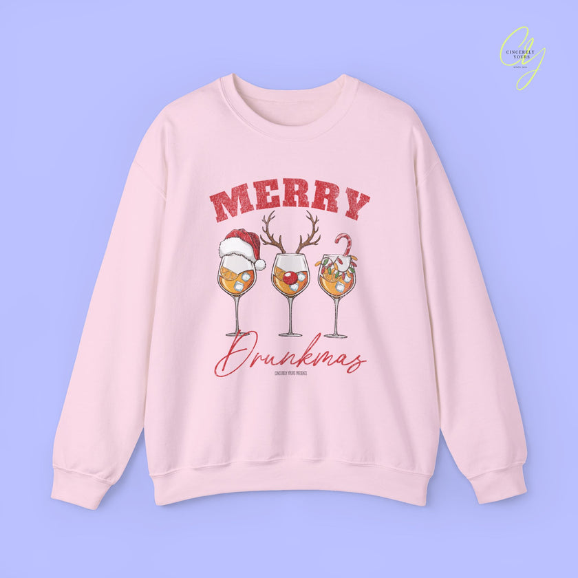 Christmas Sweatshirt | Merry Drunkmas Spritz