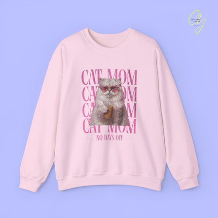 Cat Sweatshirt | Cat mom - no days off