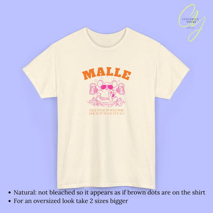 Mallemaus Shirt Malle - Party Shirt Malle Mouse Flamingo Beer Mug for Drinking
