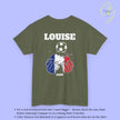 Personaliserter Name Fussball Shirt — Frankreich Flagge Bierkrug (Personalisierbar) Cincerely Yours