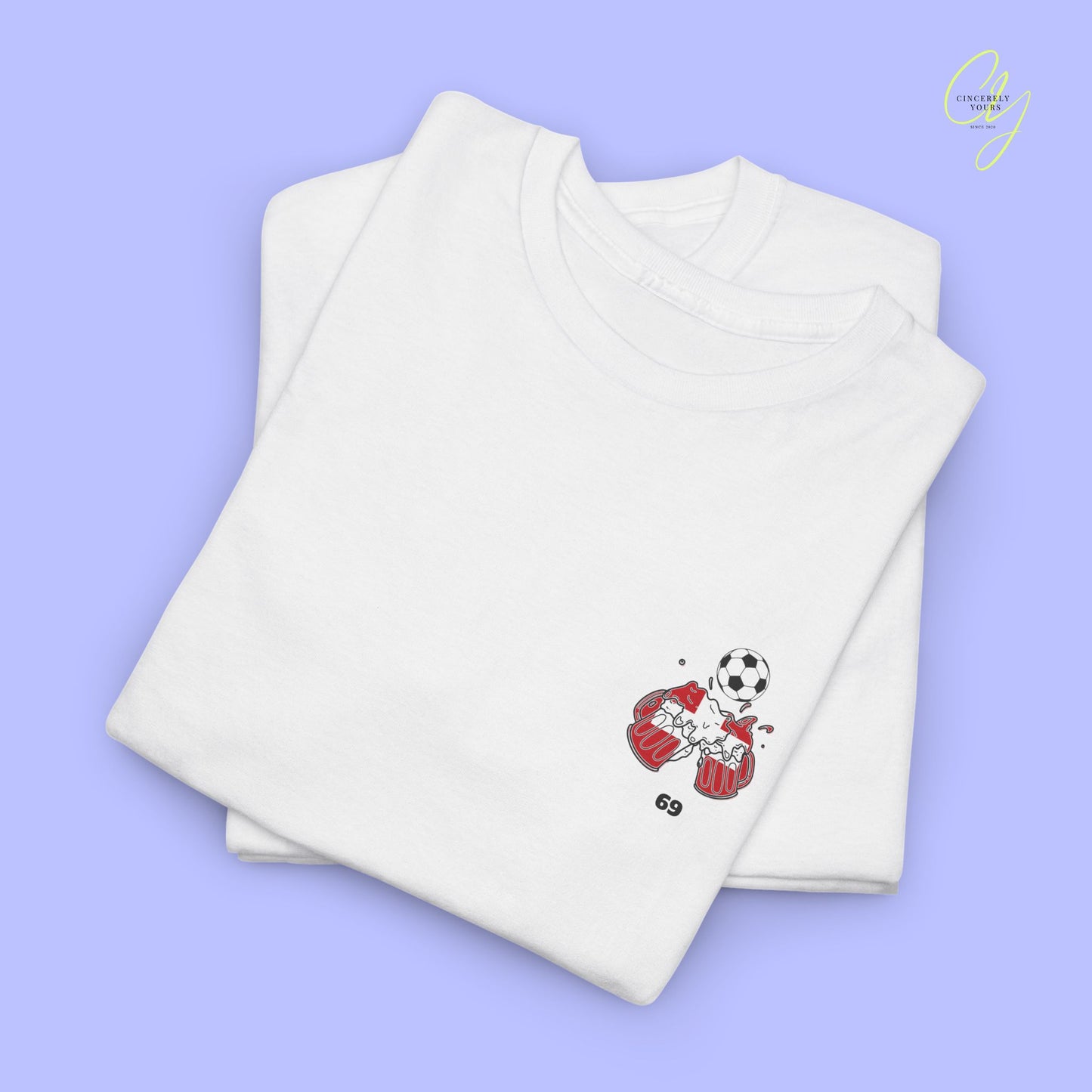 Personaliserter Name Fussball Shirt — Schweiz Flagge Bierkrug (Personalisierbar)