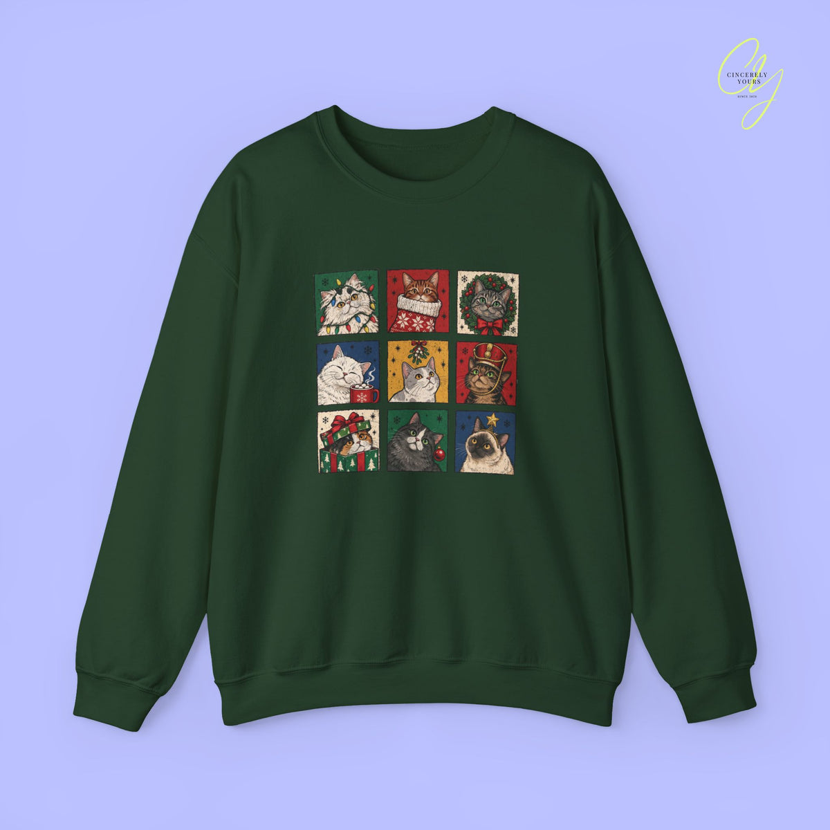 Cat Sweatshirt | Christmas Cats