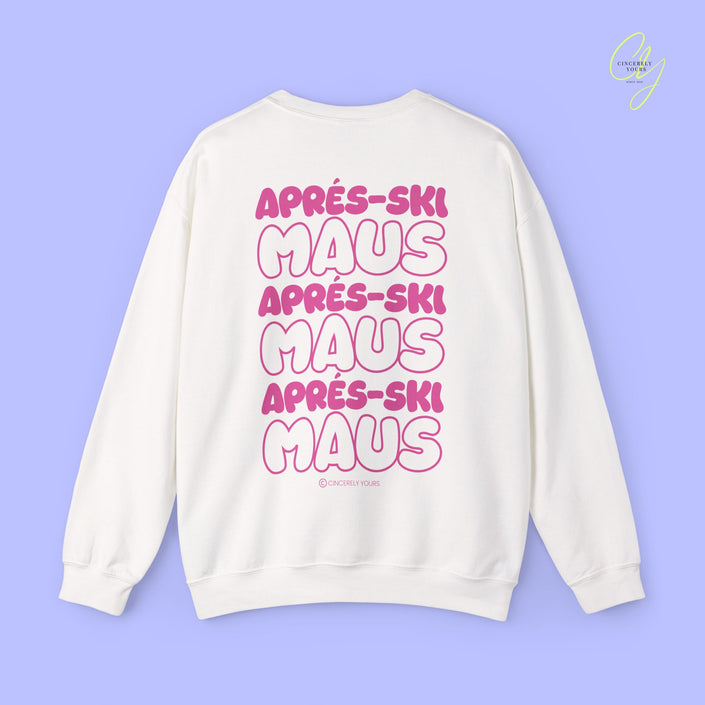 Party Sweater | Aprés Ski Maus Pink Bubble