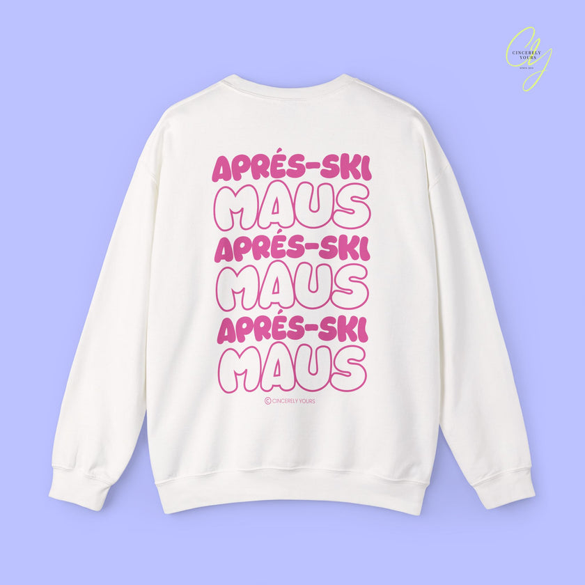 Party Sweater | Aprés Ski Maus Pink Bubble