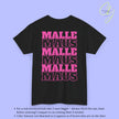 Mallemaus Shirt Malle - Malle Maus Backprint (Customizable)