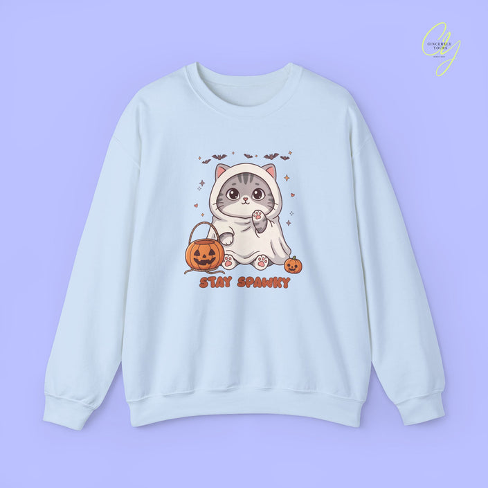 Cat Sweatshirt | Stay spawky