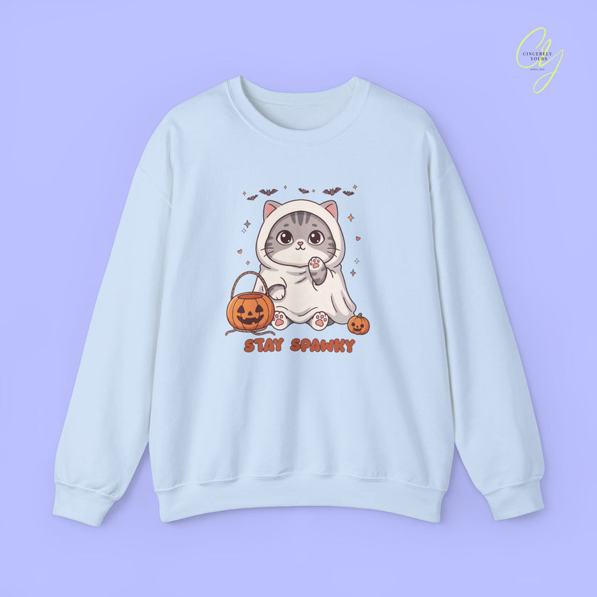 Cat Sweatshirt | Stay spawky