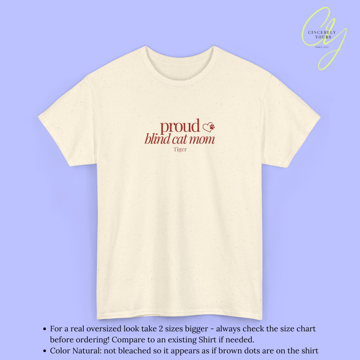 Cat Shirt | Proud Blind Cat Mom