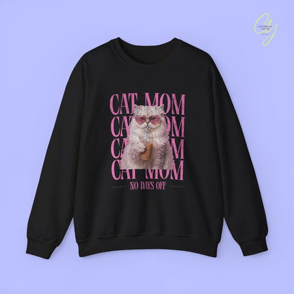 Cat Sweatshirt | Cat mom - no days off