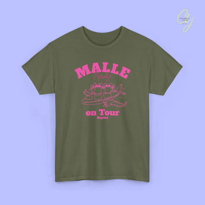 Malle Party Shirt — Malle Party Maus on tour Bierkrug Flugzeug(Customizable) Cincerely Yours