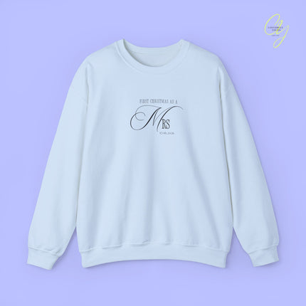 Bride Sweatshirt | First Christmas as a Mrs