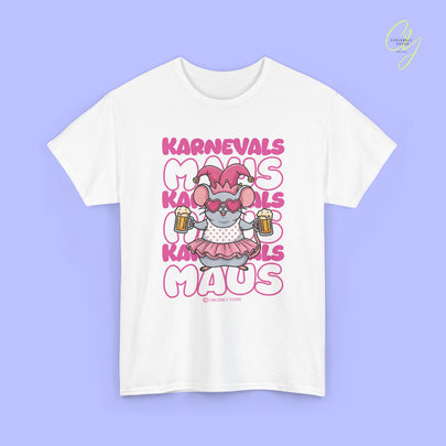 Karneval Shirt | Karnevals Maus pink Bierkrug