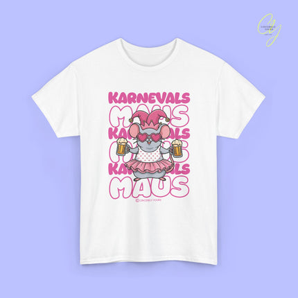 Karneval Shirt | Karnevals Maus pink Bierkrug