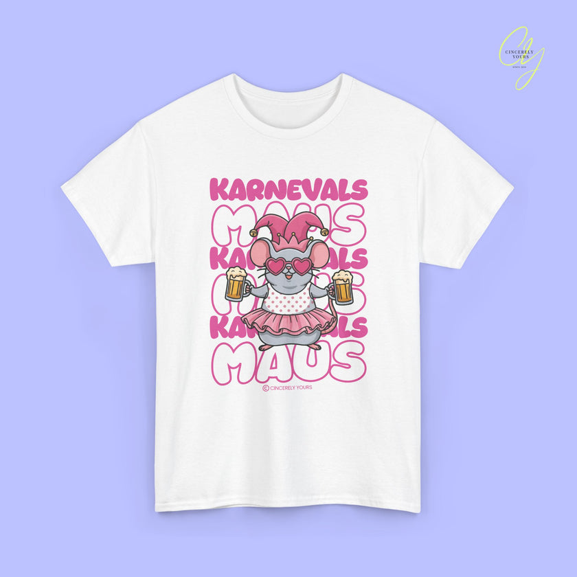 Karneval Shirt | Karnevals Maus pink Bierkrug