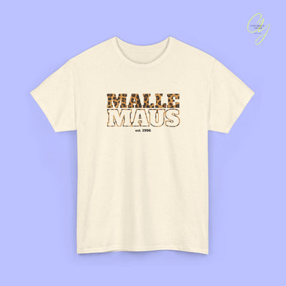 Mallemaus Shirt — Malle Maus Schriftzug Leopard (Customizable)