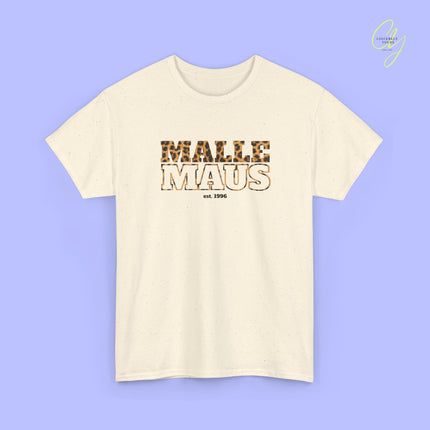 Mallemaus Shirt — Malle Maus Schriftzug Leopard (Customizable)