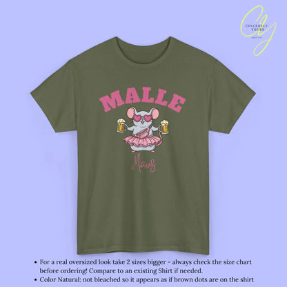 Malle Party Shirt — Malle Party Maus Bierkrug Bauchtasche (Customizable) Cincerely Yours