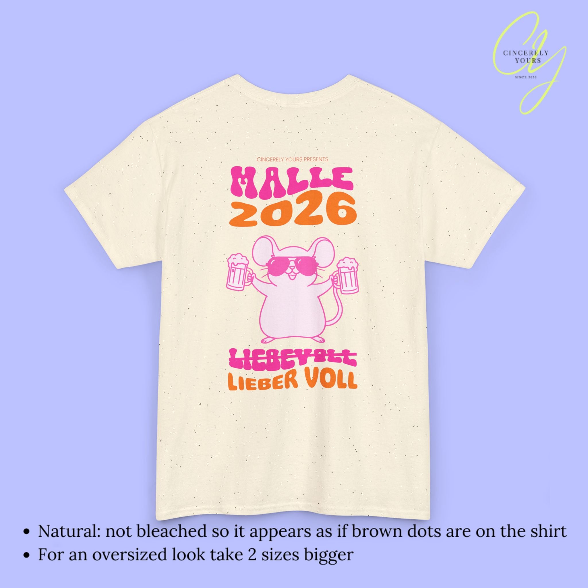 Mallemaus Shirt Malle - Party Shirt Malle Maus Rather Full 2026