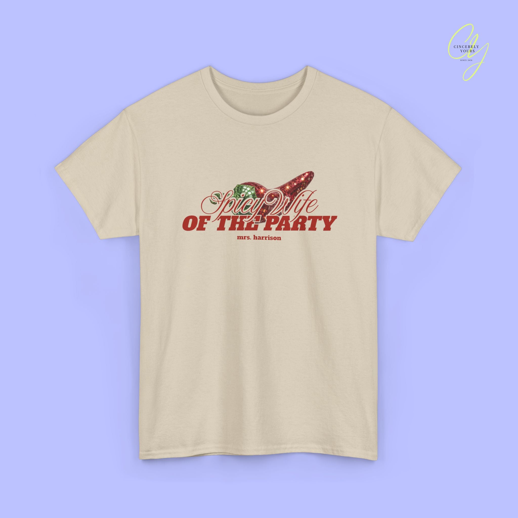 JGA Shirt Braut | Spicy Wife the Party Bachelorette Shirt (customized)