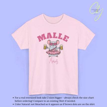 Malle Party Shirt — Malle Party Maus Bierkrug Bauchtasche (Customizable) Cincerely Yours
