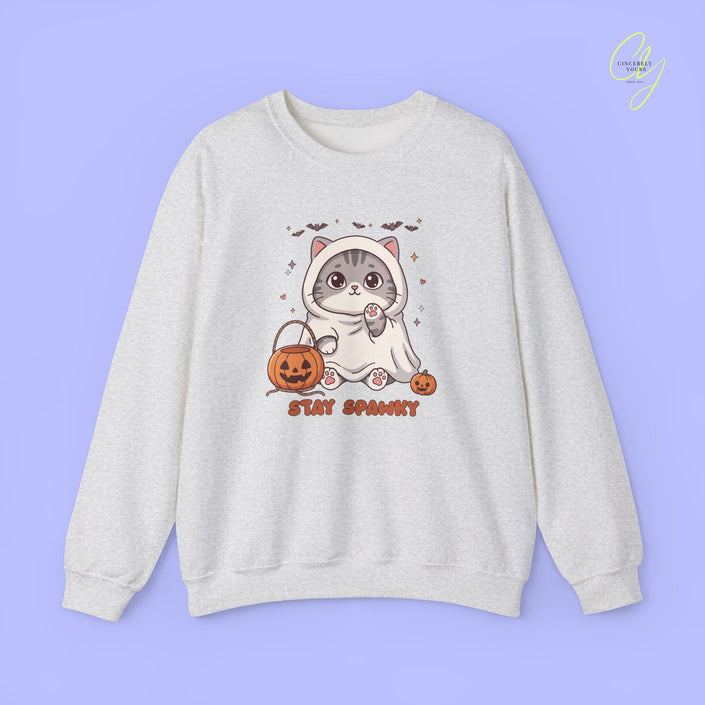 Cat Sweatshirt | Stay spawky