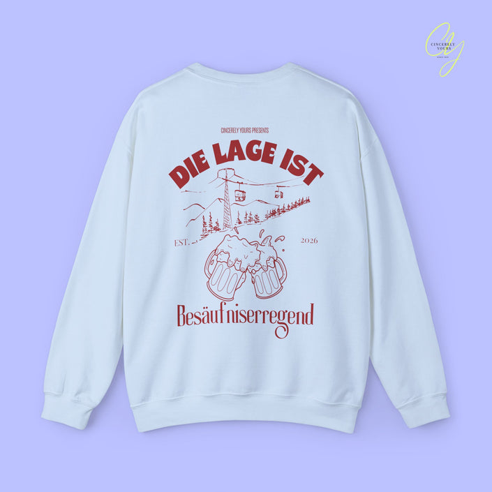 Party Sweater | Aprés Ski Die Lage ist besäufniserregend Vintage