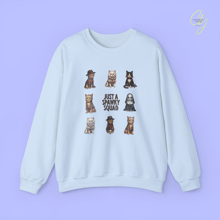 Cat Sweatshirt | Just a spawky squad