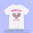 T-shirt Mallemaus Malle - T-shirt de fête Malle Maus on Tour Impression dos Chope de bière Spritz Espresso Martini (Personnalisable)
