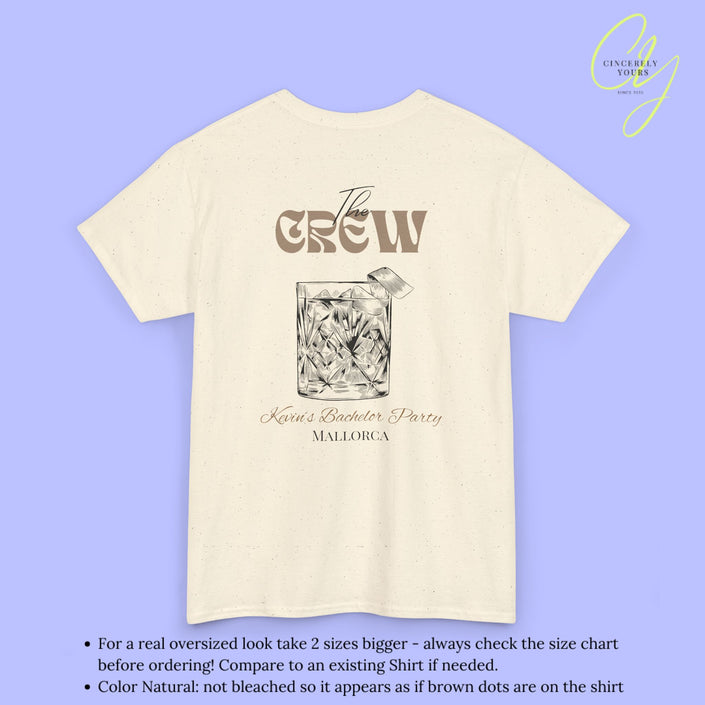 Bachelor Shirt JGA — Old fashioned Cocktail Old money (Customizable)