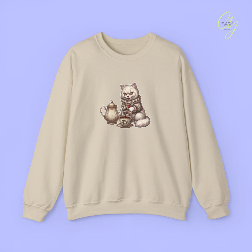 Cat Sweatshirt | Male tears